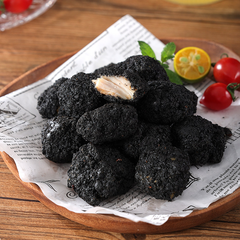 新和盛黑金鸡块无骨鸡肉墨鱼汁黄金吮指脆皮炸鸡块半成品油炸批发