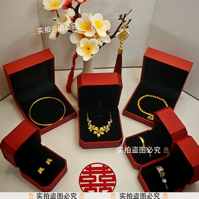 婚庆摆台婚礼假三金五金首饰套装
