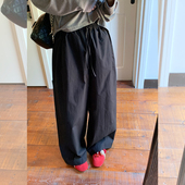 宽松高腰显瘦百搭直筒裤 女2026春秋韩版 子潮 小个子休闲裤 金苏一