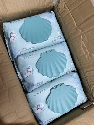 嫚熙绿贝壳婴儿湿巾【80抽3包】手口专用家用成人新生婴幼儿纸巾