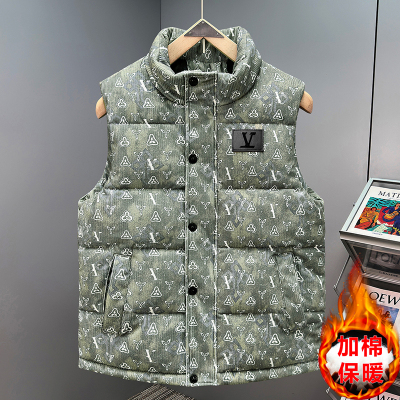 2025年新款棉马甲男款秋冬季