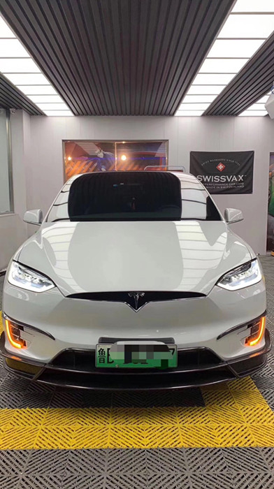 特斯拉ModelX碳纤小包围 ModelX碳纤前唇 Modelx后唇 ModelX尾翼