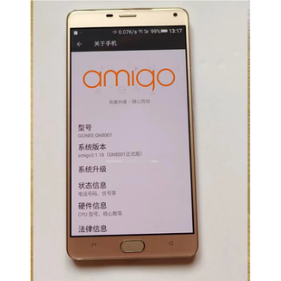 适用于金立 GIONEE GN8001/M5PLUS手机屏幕总成 原装内外显示屏