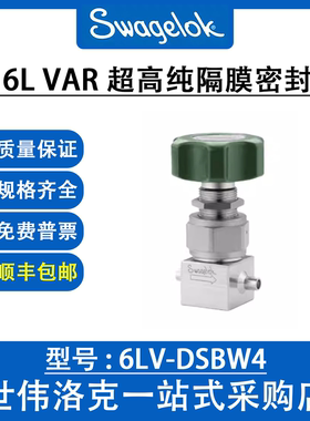 6LV-DSBW4 世伟洛克Swagelok原装进口不锈钢超高纯高压隔膜密封阀