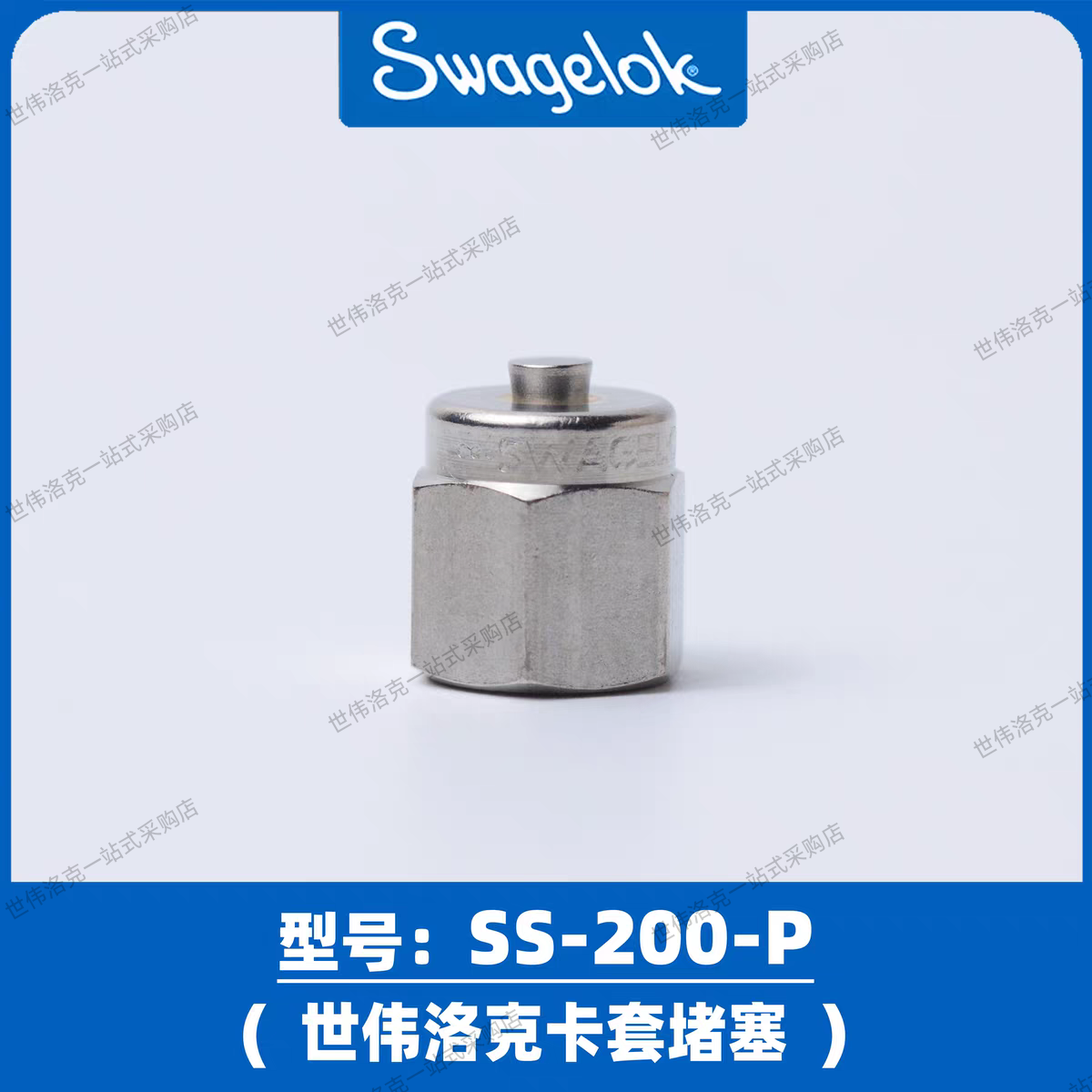 美国进口世伟洛克SWAGELOK卡套堵头 堵头 堵塞SS-200-P