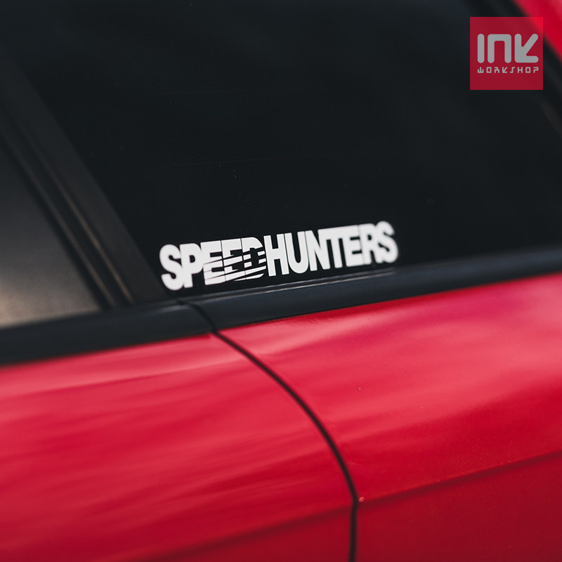 speedhunters汽车前挡风贴纸改装网站反光贴 车窗个性装饰贴花