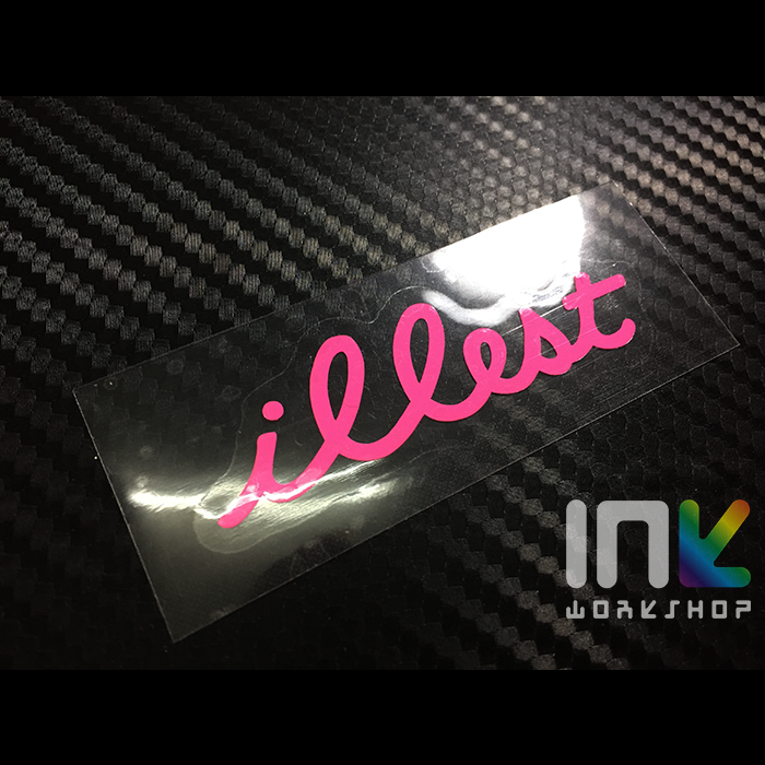 illest改装车贴画