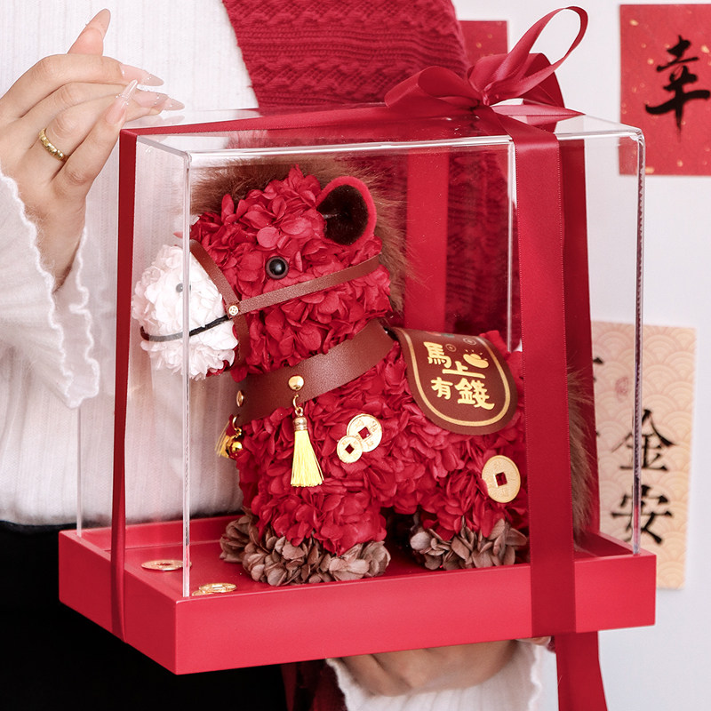 结婚情人节永生花独角兽玫瑰礼盒