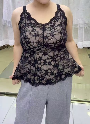 贵妃专属秋冬蕾款收腰保暖吊带可调节乳胶固定杯垫吊带背心688