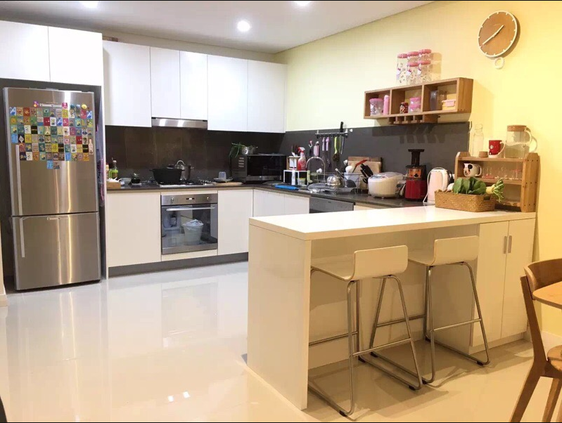 家用小吧台放式厨房小吧台客一体