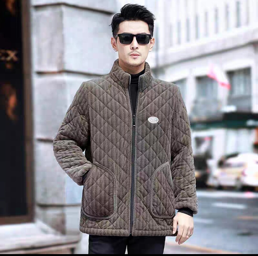 四川省服加绒加厚棉衣男冬季拉链立领棉服保暖三层夹棉外套罩衣,男装,棉衣,淘宝优惠券,粉丝福利购,淘宝优惠卷