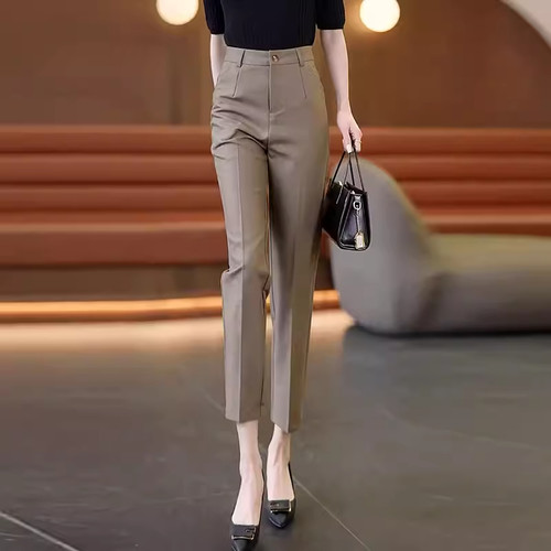 哈伦裤女春秋新款休闲烟管裤