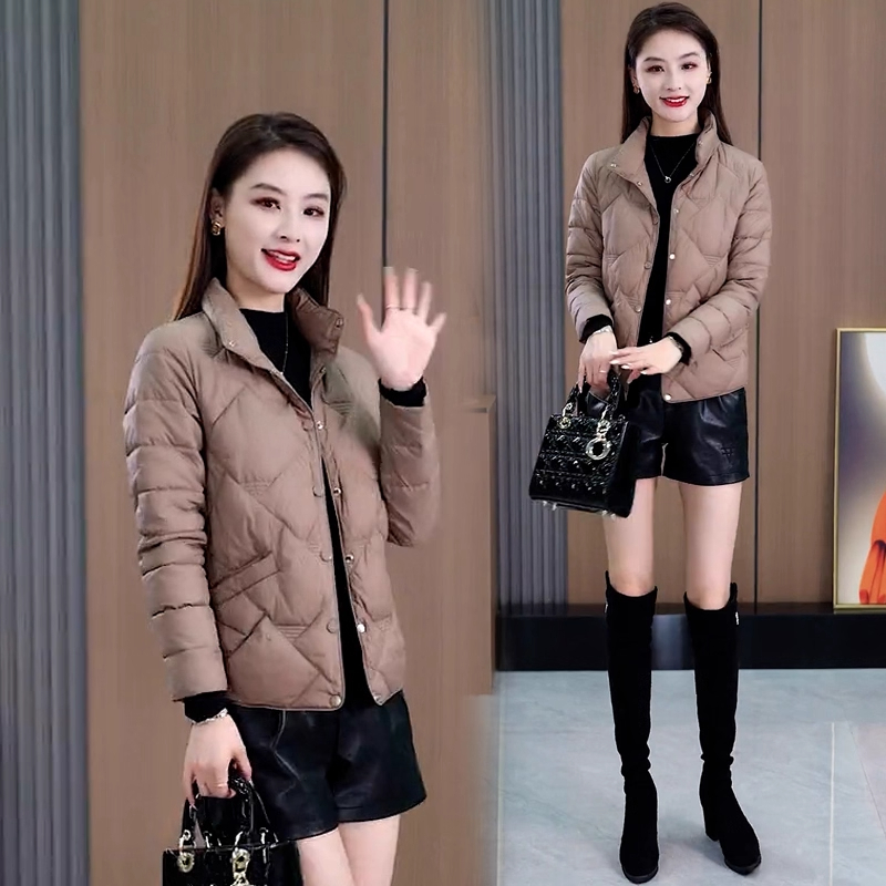短款羽绒棉服女士外套2025冬季