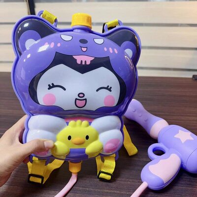 儿童背包水枪玩具喷水抽拉式小孩大容量戏水呲水喷水枪男女孩玩水