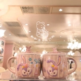 Шанхайская отечественная звезда Диснея Дай Лу Ширли Мэй Тони Даффи Кружка с крышкой Кофейная чашка Чашка с водой Микроволновая печь