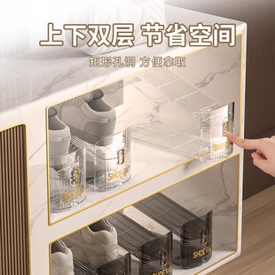 箱折叠鞋 省空间鞋 架 放鞋 柜分层隔板装 子收纳神器鞋 盒收纳盒透明鞋