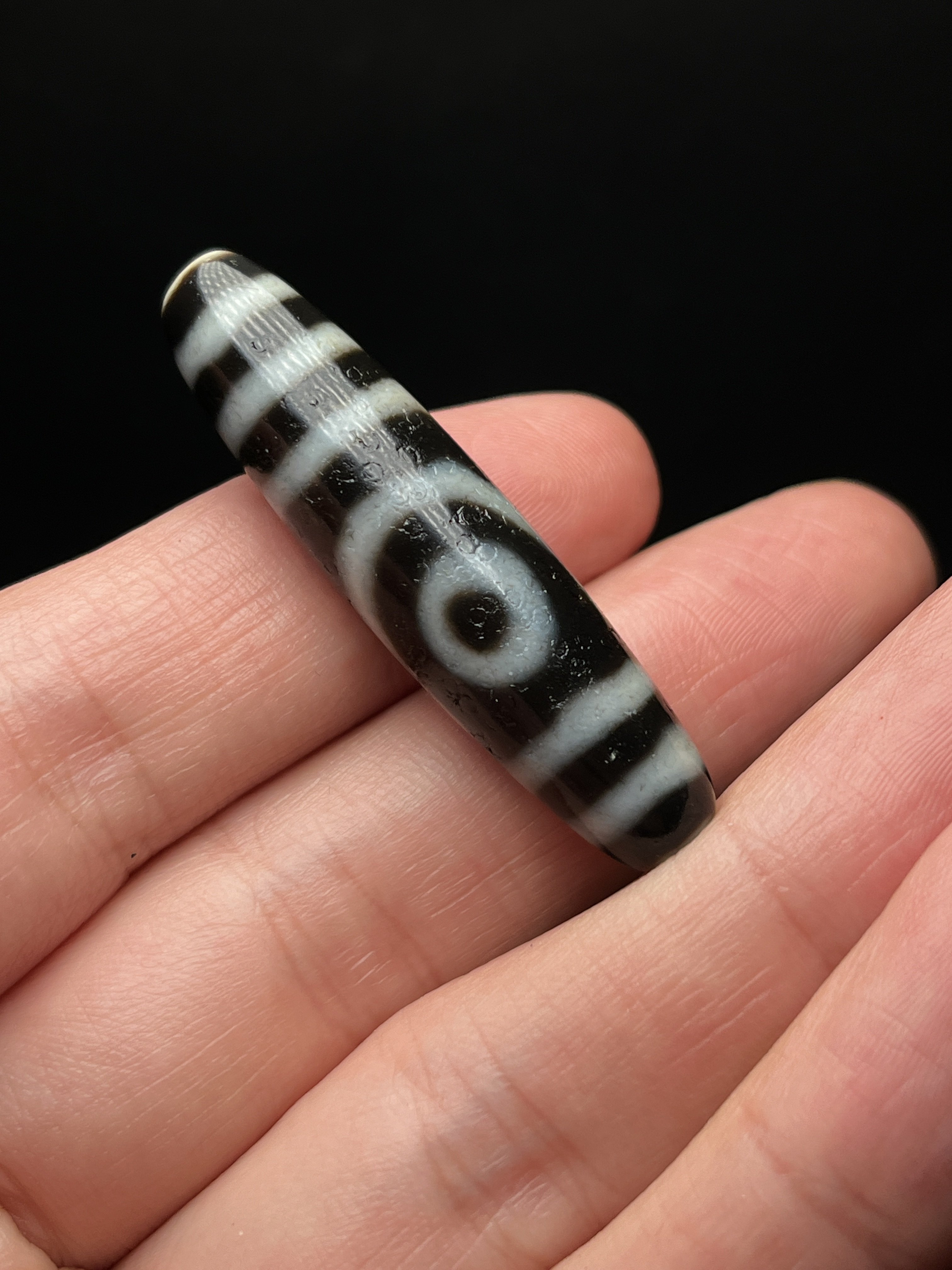精品高油润如意二眼天珠吊坠挂件精品玛瑙天珠吊坠项链锁骨链