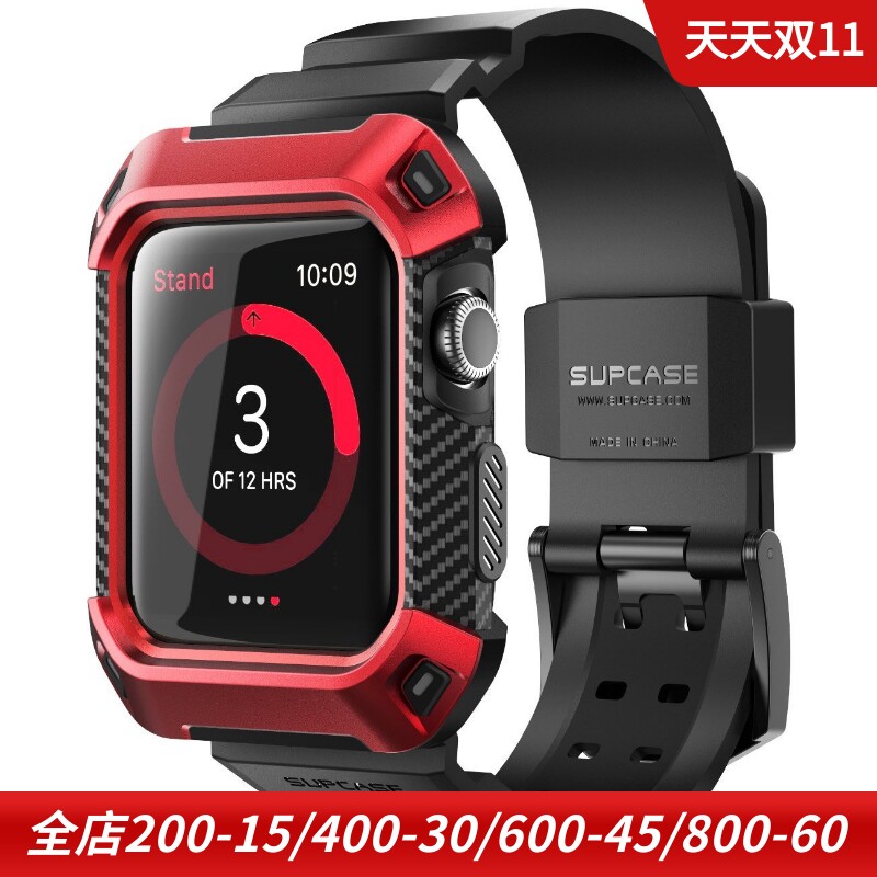 SUPCASE适用于苹果Watch 手表38 42保护壳硅胶44