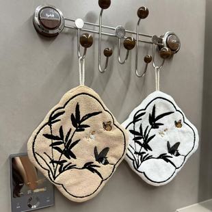 国风擦手巾强吸水毛巾双面挂式 厨房卫生间幼儿园加厚方巾家用手帕