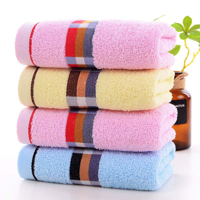10条家用毛巾棉吸水洗脸面巾