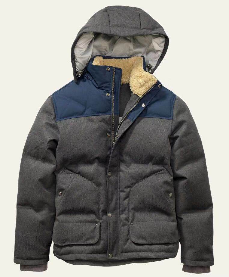Timberland/添柏岚 男士经典防风加厚保暖带帽羽绒服