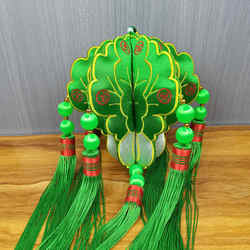 庆阳香包新款纳福白菜灯挂件庆阳香包刺绣立体挂件宫灯中国风挂饰