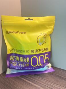 幸运草PTFE护龈牙线棒1包（100支）14.99发3包