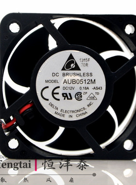 正品台达Delta DC 5020 5cm 12V 0.18A AUB0512M-AS43 风扇