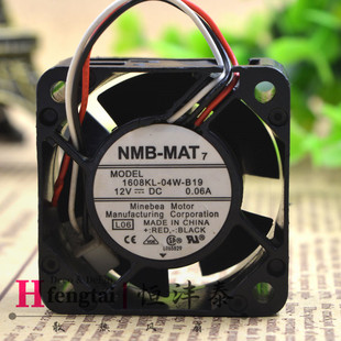 4020 交换机散热风扇 1608KL 0.06A 12V 4CM B19 04W MAT NMB
