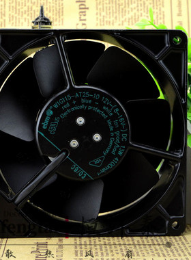 EBM W1G115-AT25-10 12V 13W 12738 13CM 全金属耐高温风扇 3线