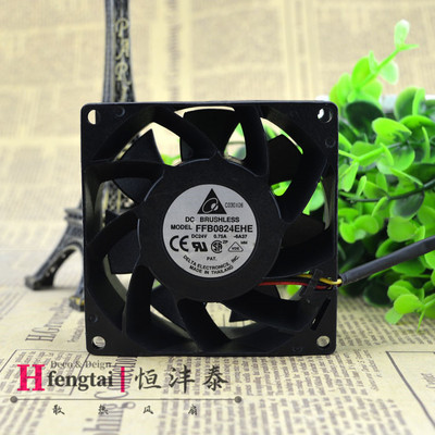 原装 台达 FFB0824EHE 8038 24V 0.75A 变频器风扇 大风量风扇