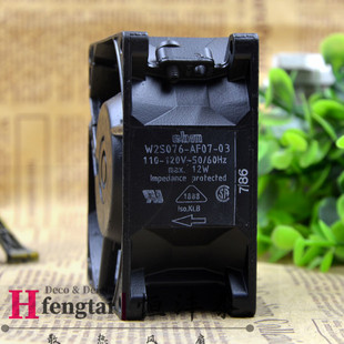 全金属交流风扇 8038 德国EBM W2S076 AF07 原装 110V 8CM 12W