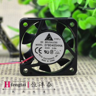 原装 EFB0405HHA 5V 0.25A 4CM 4010 2线 双滚珠散热风扇