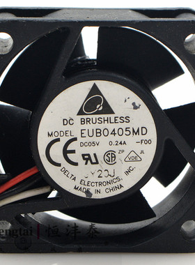 台达 EUB0405MD 4020 5V 0.24A 4CM 3线 USB交换机 服务器 风扇