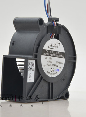 ADDA 7.5CM 12V 0.60A ab07512ub300bm 服务器 电脑主板调速风扇