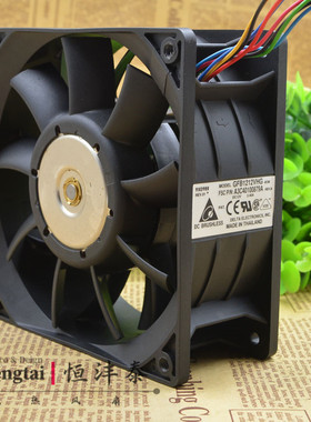 台达12CM风扇12V 3.40A GFB1212VHG FTS:A3C40100879A风扇