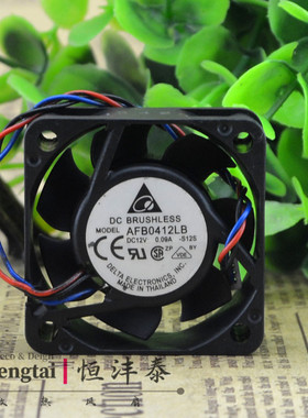 台达 AFB0412LB 4015 12V 0.09A 4厘米/cm超静音交换机双滚珠风扇
