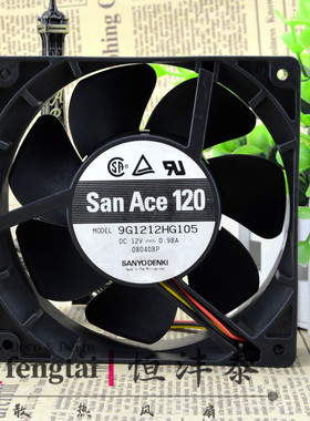 SANYO San Ace 120 12cm 9G1212HG105 12v 0.98A 4线 IBM风扇