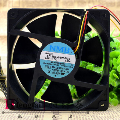 NMB 4715KL-05W-B39 24V 0.4A 12CM 12038 24V 车床 变频器 风扇