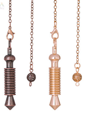 跨境电商国际站热销 金属16叠层电镀色 集中灵摆一件重力饰品