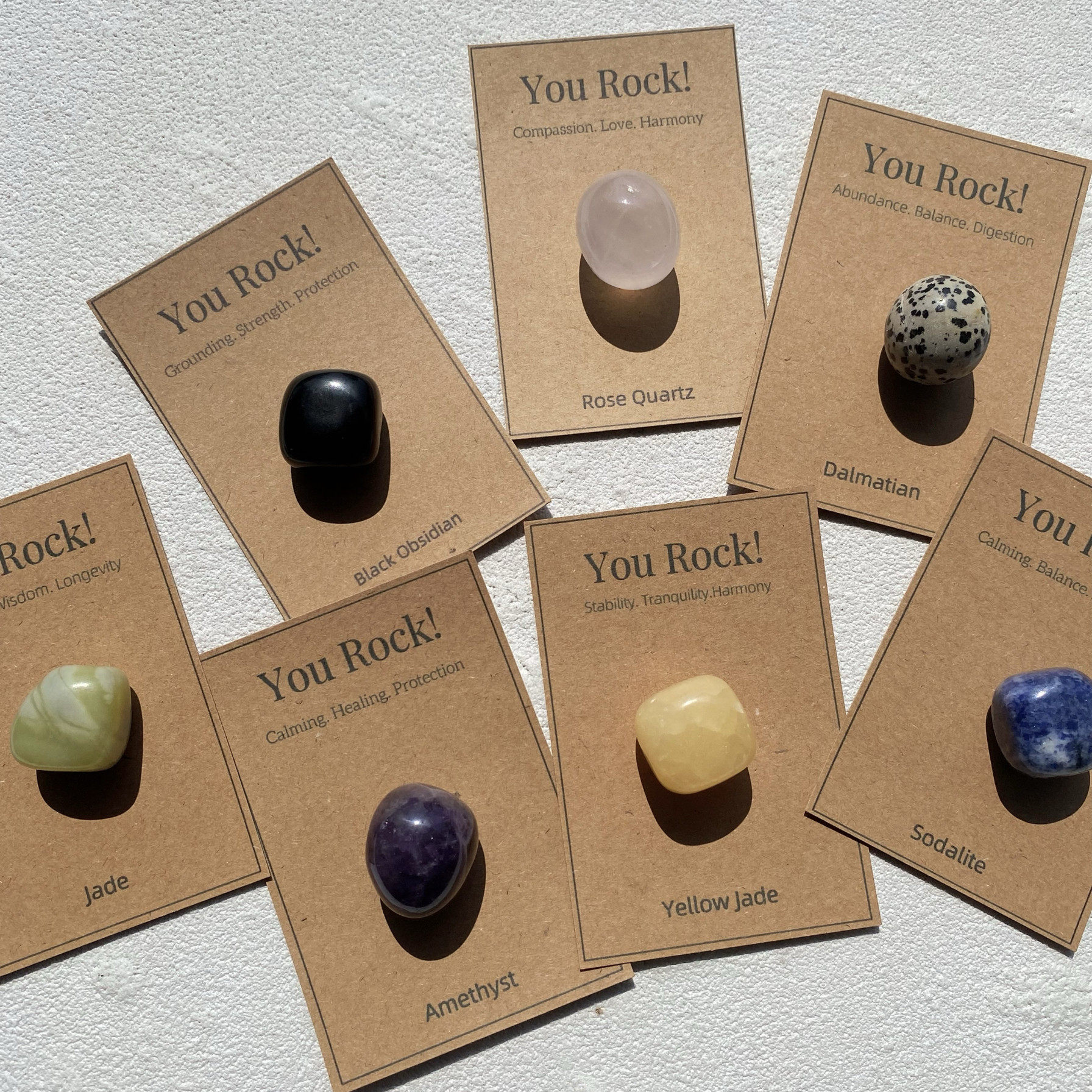 神谕天然水晶爱心水晶滚石玛瑙贺卡送礼卡片套装,家居饰品,桌面摆件,淘宝优惠券,粉丝福利购,淘宝优惠卷