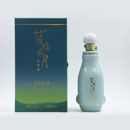 杭州宋酒蓝桥风月高尔夫酒500ml红曲酒纪念收藏酒特产酒