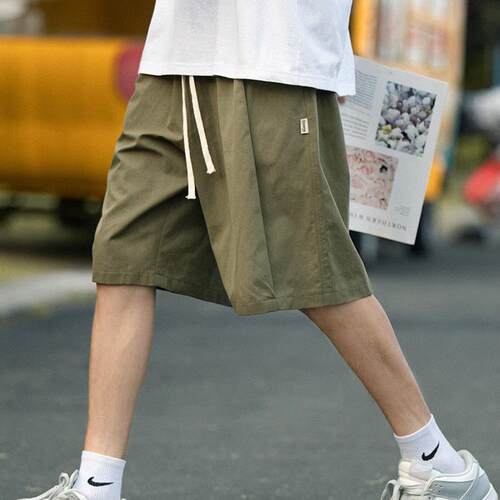 日系工装短裤男士夏季薄款