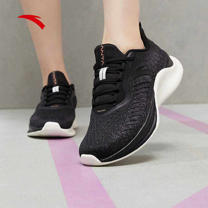 安踏女鞋跑步鞋2020夏季轻便减震跑鞋网面透气运动鞋女122015523