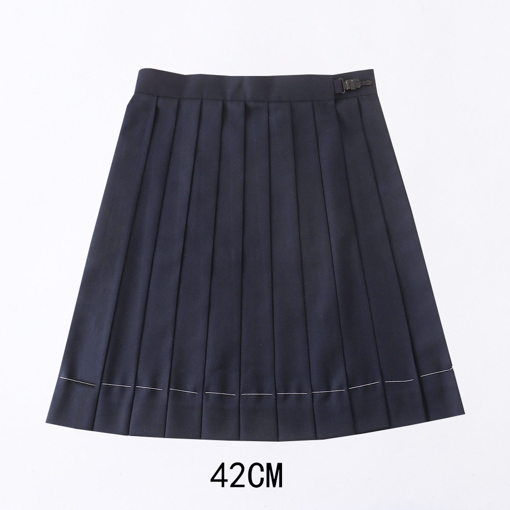 츠키노 하우스 차 깃털 미디엄 슈트 JK 스커트 여성  세일러복 긴팔 모피 스웨터 가디건 가을 겨울