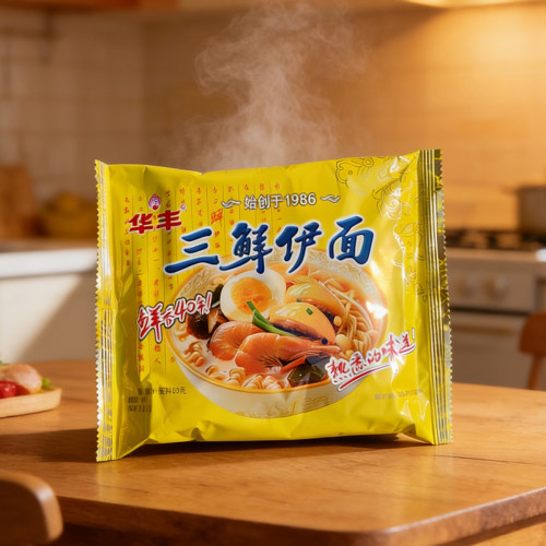 华丰三鲜伊面80后经典怀旧零食