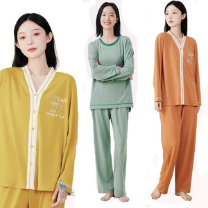 小熊爱家懒人装秋冬家居服女韩版宽松睡衣羊毛绒