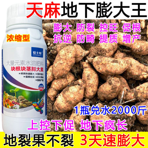 天麻膨大素天麻控旺地下猛长根茎生根壮苗抗病抗逆增产肥料正品