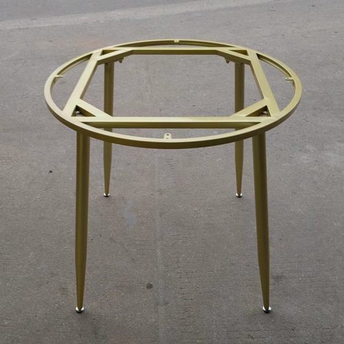 大理石圆桌腿支架岩板茶几会议圆形桌脚支撑架餐桌架火锅桌架底座