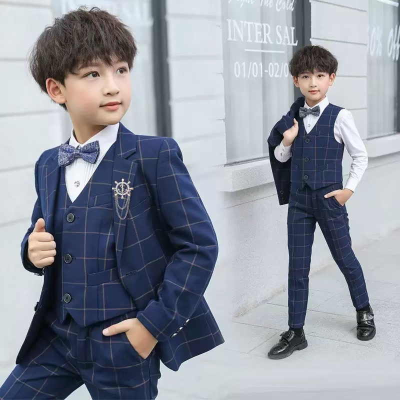 男童西服套装春秋礼服
